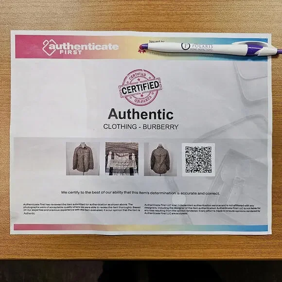 Burberry Finsbridge Short Tan Quilted Coat With COA Small P - Picture 15 of 16